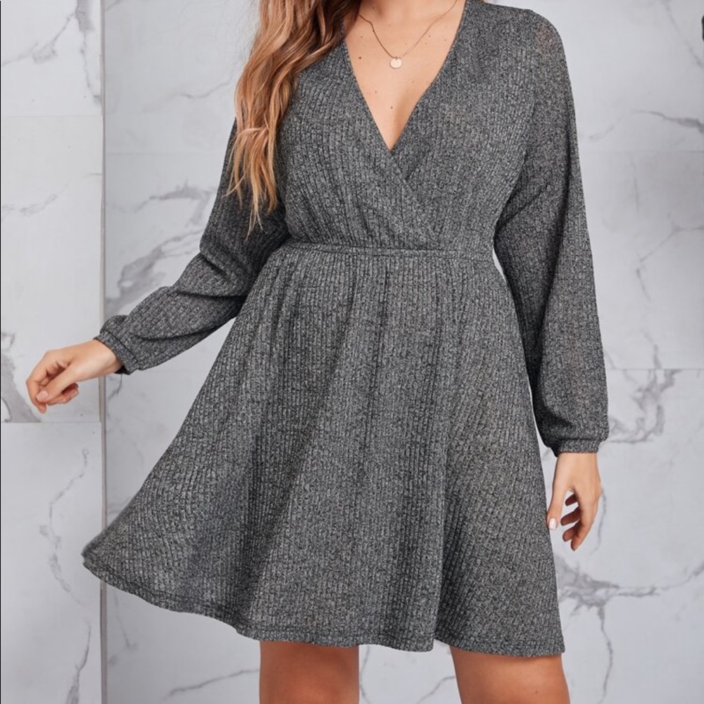 Rib-knit Dress